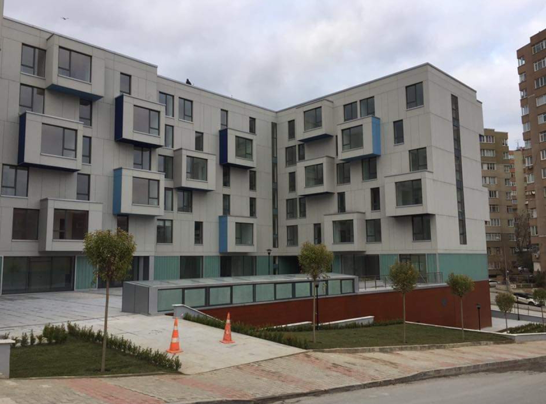 Betopan cephe kaplama.